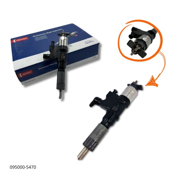 INJETOR COMMON RAIL DENSO ESCAVADEIRA JCB 095000-5470 - Image 2