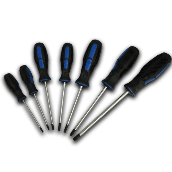 KIT CAIXA DE FERRAMENTAS COM 82 PÇS + FERRAMENTA EXTENSORA + KIT TORX DE MÃO E UM COPO STANLEY PERSONALIZADO - Imagem 5